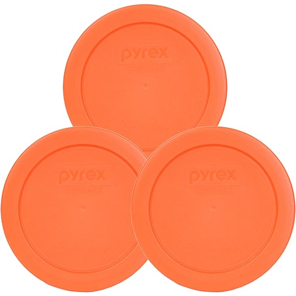 Pyrex Pyrex 2 Cup Round Storage Cover #7200-PC for Glass Bowls - Durable & Versatile Kitchen Essential