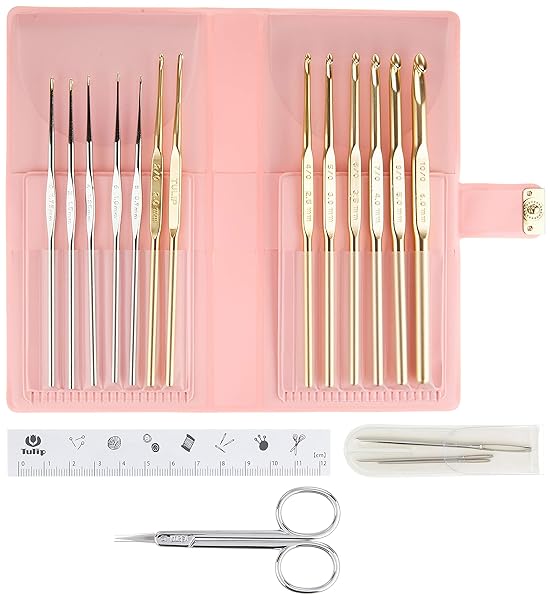 TULIP Shop Tulip TCK-004 Classic 4 Crochet & Lace Needles - 18 Piece Set for Perfect Crafting! - View 2 of 4