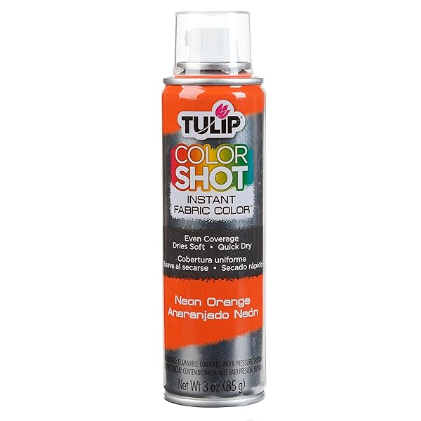 TULIP Buy Tulip ColorShot Instant Fabric Color 3oz - Neon Orange for Vibrant DIY Projects - View 3 of 9
