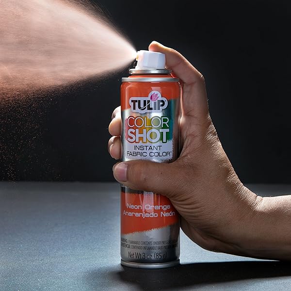 TULIP Buy Tulip ColorShot Instant Fabric Color 3oz - Neon Orange for Vibrant DIY Projects - View 5 of 9