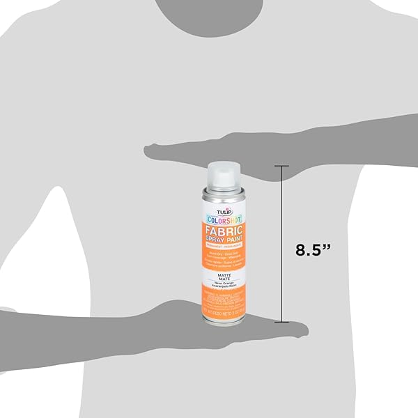 TULIP Buy Tulip ColorShot Instant Fabric Color 3oz - Neon Orange for Vibrant DIY Projects - View 8 of 9