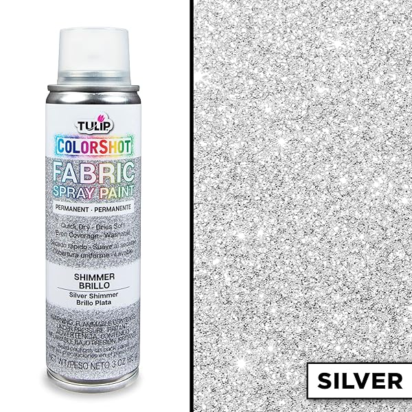 TULIP Buy Tulip ColorShot Instant Fabric Color 3oz - Silver Shimmer for Vibrant DIY Projects - View 4 of 9