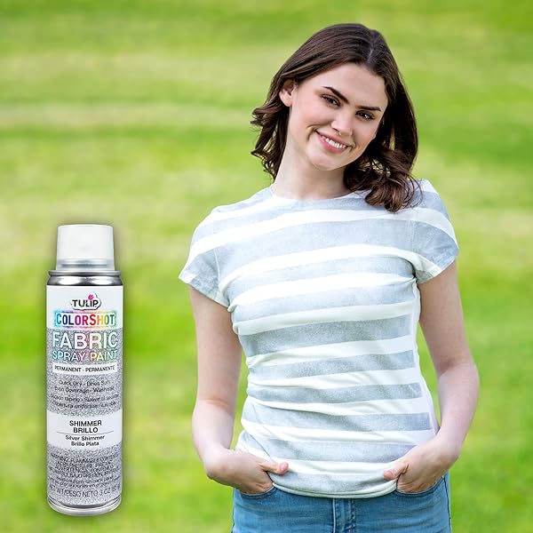 TULIP Buy Tulip ColorShot Instant Fabric Color 3oz - Silver Shimmer for Vibrant DIY Projects - View 6 of 9