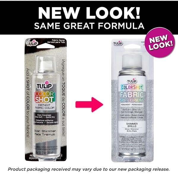 TULIP Buy Tulip ColorShot Instant Fabric Color 3oz - Silver Shimmer for Vibrant DIY Projects - View 7 of 9