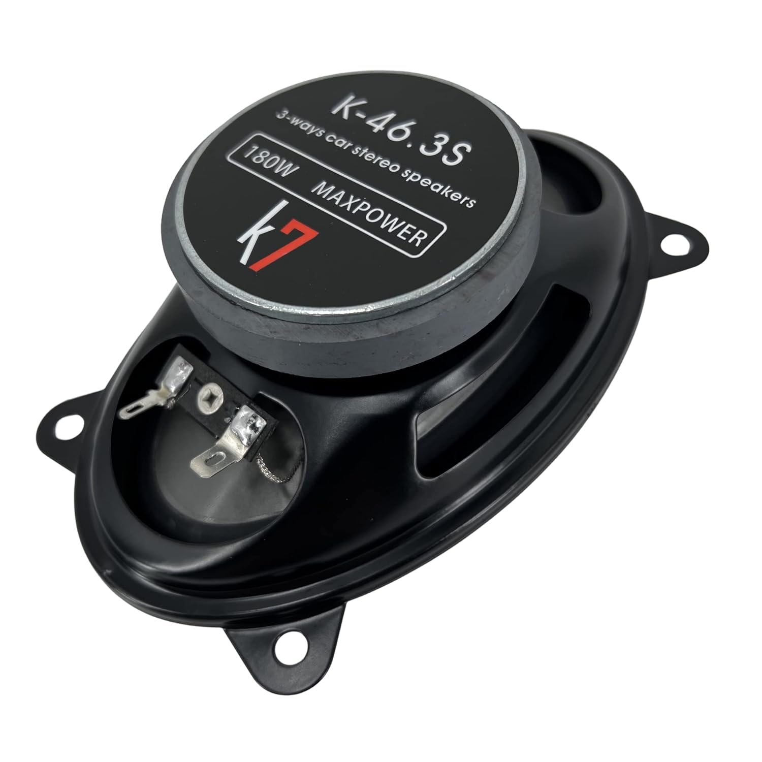 K7 K7 K-46.3S 4x6 Inch 180W 3 Way Car Stereo High Performance Speaker System - View 3 of 7