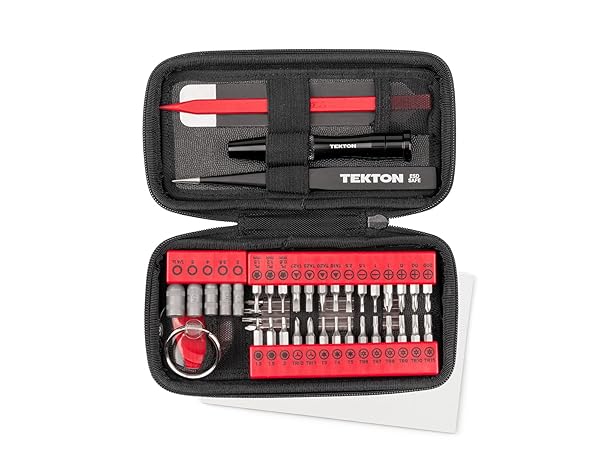 TEKTON TEKTON Everybit Tech Rescue Kit (46-Piece) 28301: Ultimate Tool Set for Quick Repairs