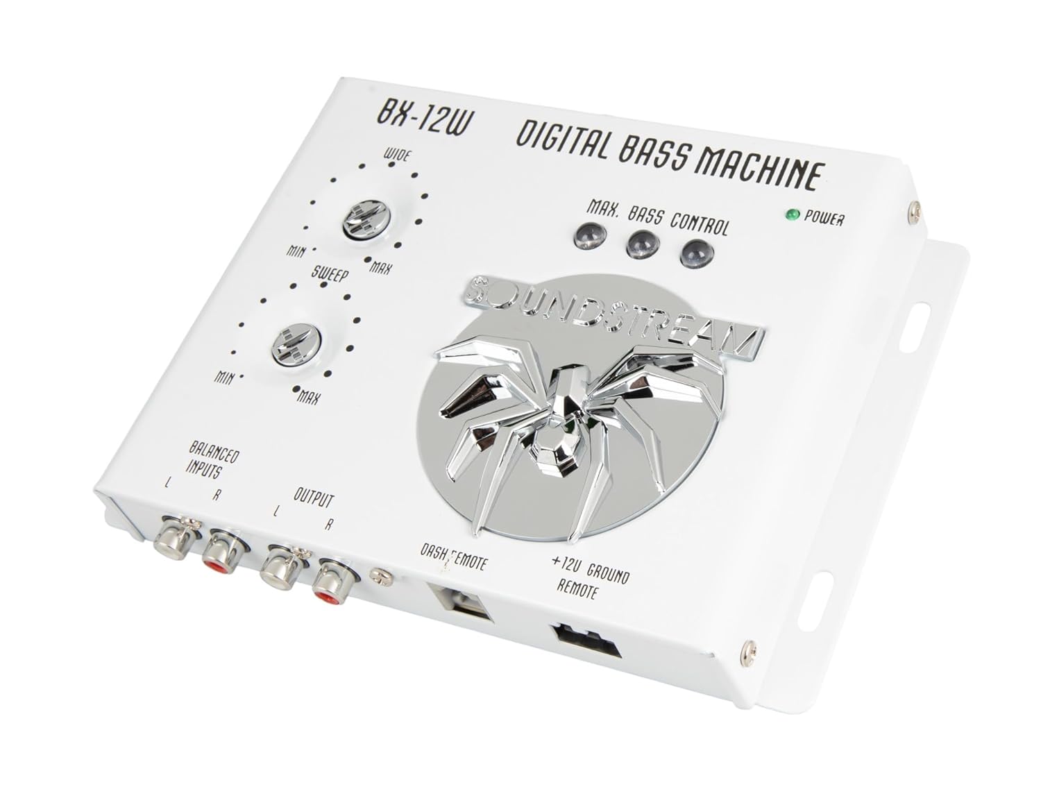 Soundstream Soundstream BX-12W Digital Bass Processor with Remote Control for Enhanced Audio Experience in White - View 3 of 7