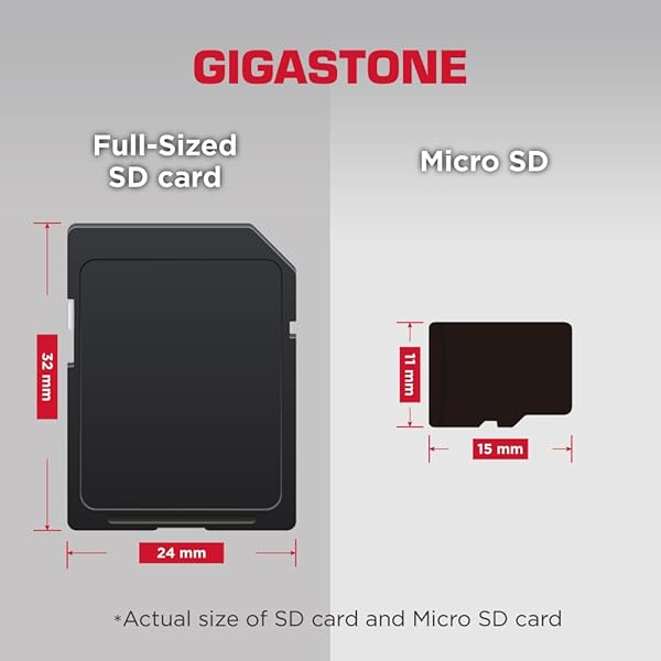 Gigastone Gigastone 32GB SD Card UHS-I Class 10 High Speed for Full HD Video Compatible with Canon Nikon Sony Pentax Kodak Olympus Panasonic Cameras - View 4 of 9