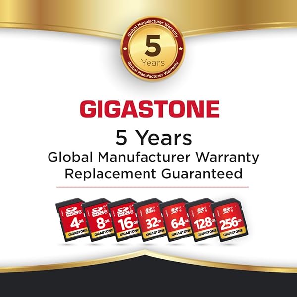 Gigastone Gigastone 32GB SD Card UHS-I Class 10 High Speed for Full HD Video Compatible with Canon Nikon Sony Pentax Kodak Olympus Panasonic Cameras - View 9 of 9
