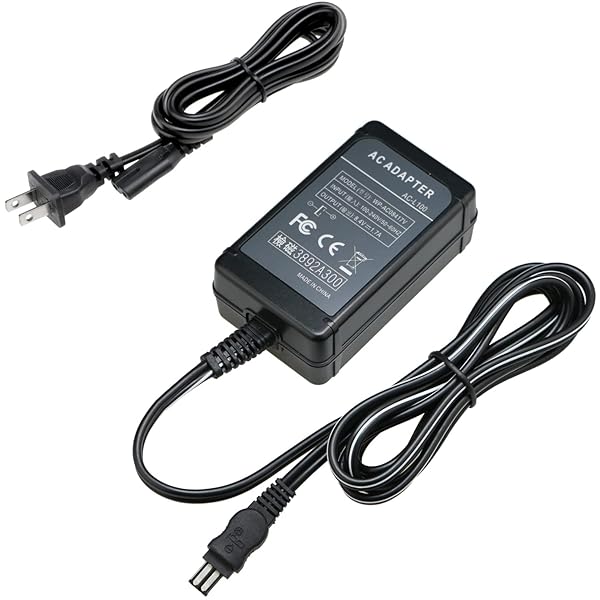 GLORICH Glorich AC-L100 Replacement Power Adapter Charger for Sony Cameras and Camcorders Compatible with AC-L100 AC-L10 AC-L15 Series - View 3 of 11