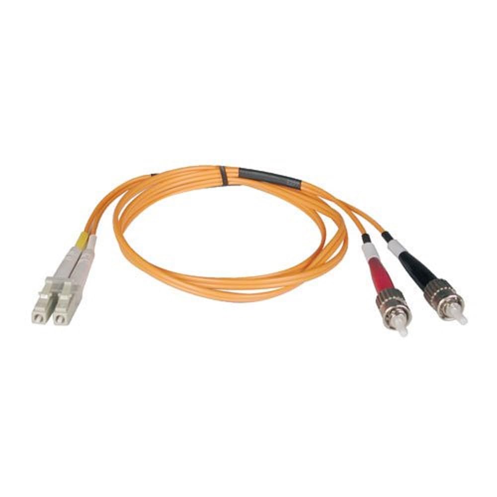 TRIPP LITE N318-50M 50M Duplex Multimode Fiber 62.5/125 Patch Cable LC/ST 164 Feet