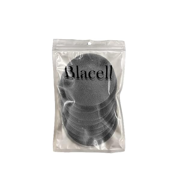 Blacell Replacement Foam Ear Pads 10 Pairs 60mm for Logitech H600 H330 H340 Sony MDR-G45LP Jensen JHH110 FreeTalk 5091 Aiwa HP-CN5 Labtec Axis 502 Black - View 5 of 8