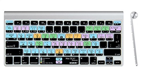XSKN macOS Shortcuts Keyboard Skin Cover for 2015 and Earlier MacBook Air Pro 13 15 17 Inch Model A1278 A1286 A1297 A1369 A1398 A1425 A1466 A1502 A1314 - View 6 of 9