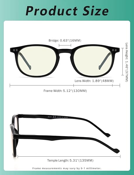 Eyekepper Eyekepper Blue Light Blocking Reading Glasses Vintage Tortoise for Men and Women - View 4 of 7