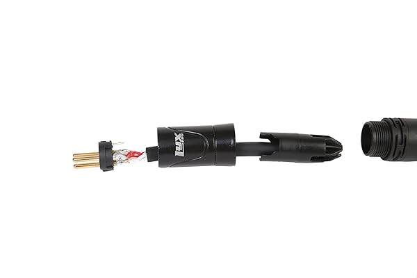 LyxPro LyxPro 10 Ft XLR Male to 1/4 TRS Star Quad Microphone Cable High End Quality Sound Clarity Extreme Low Noise Black - View 7 of 11