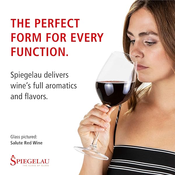 Spiegelau Spiegelau Salute White Wine Glasses Set of 4 Clear Elegant Design for Perfect Wine Enjoyment - View 5 of 9