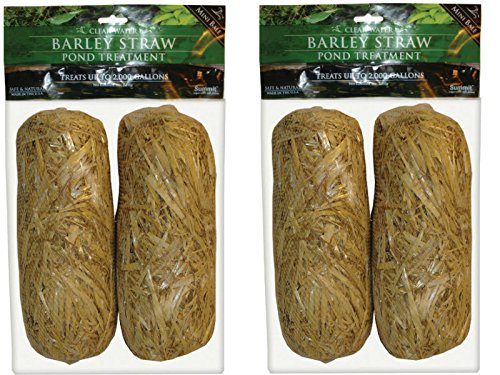Solariver Summit 130 Clear-Water Barley Straw Bales - 2 Packs of 2-4 for Effective Pond Algae Control