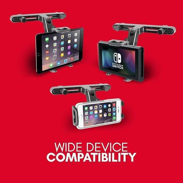 Macally Macally Tablet Holder for Car Headrest | iPad Backseat Mount for Kids | Fits 4.7-11&amp;quot; Devices | Perfect for Long Car Trips - View 4 of 9