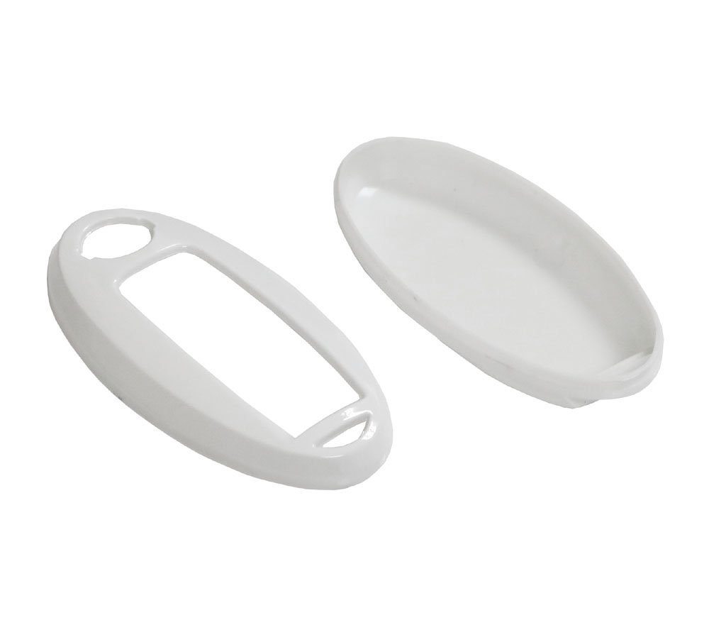 iJDMTOY Gloss Metallic White Smart Key Fob Shell for Nissan Armada Rogue GT-R Murano Pathfinder Sentra Leaf Titan 4-Button Compatible - View 4 of 8