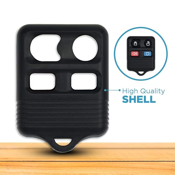 Keyless2Go Keyless2Go Replacement Shell Case and 4 Button Pad for Remote Key Fob FCC ID CWTWB1U345 2 Pack Durable Protection - View 5 of 5