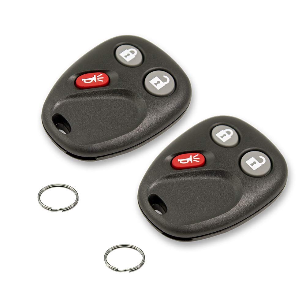 Keyless Entry 3 Button Remote Car Key Fobs for Select GM with Free DIY Programming Guide - View 2 of 6