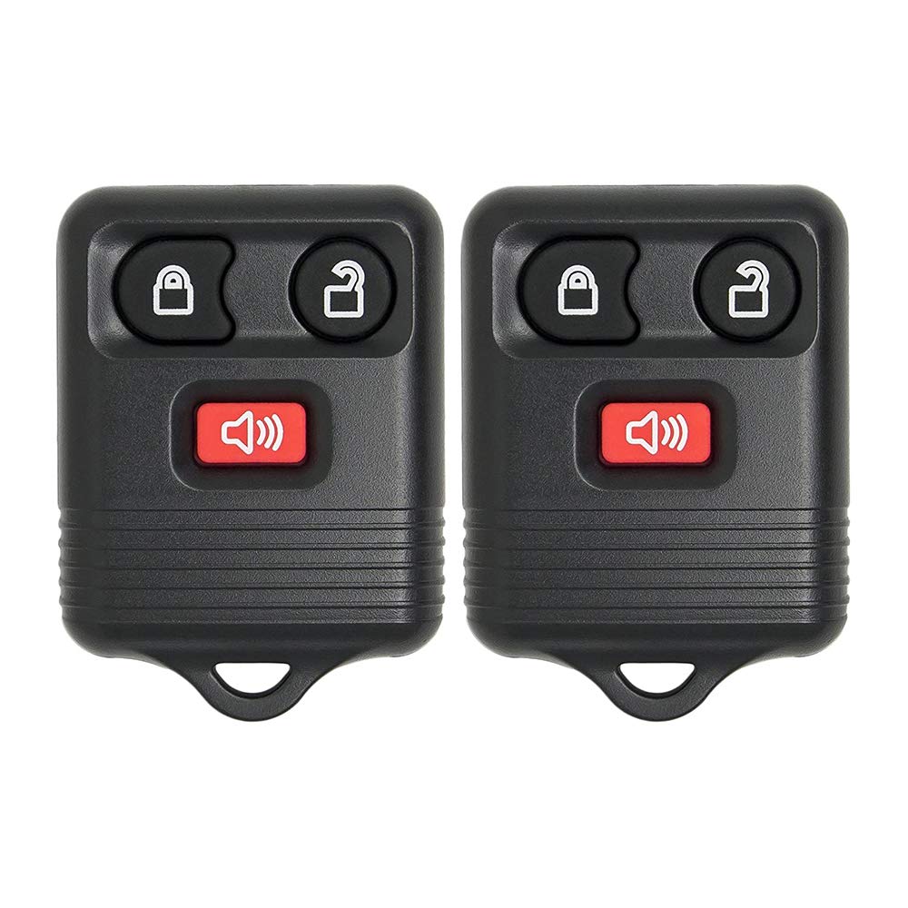 Keyless2Go Replacement Keyless Entry Car Key Fob 3 Button CWTWB1U331 Self-Programming 2 Pack for Easy Vehicle Access