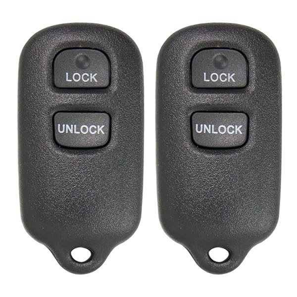 Keyless2Go Keyless Entry Remote Car Key Fob 3 Button Pack for FCC HYQ12BBX HYQ12BAN 2 Pack
