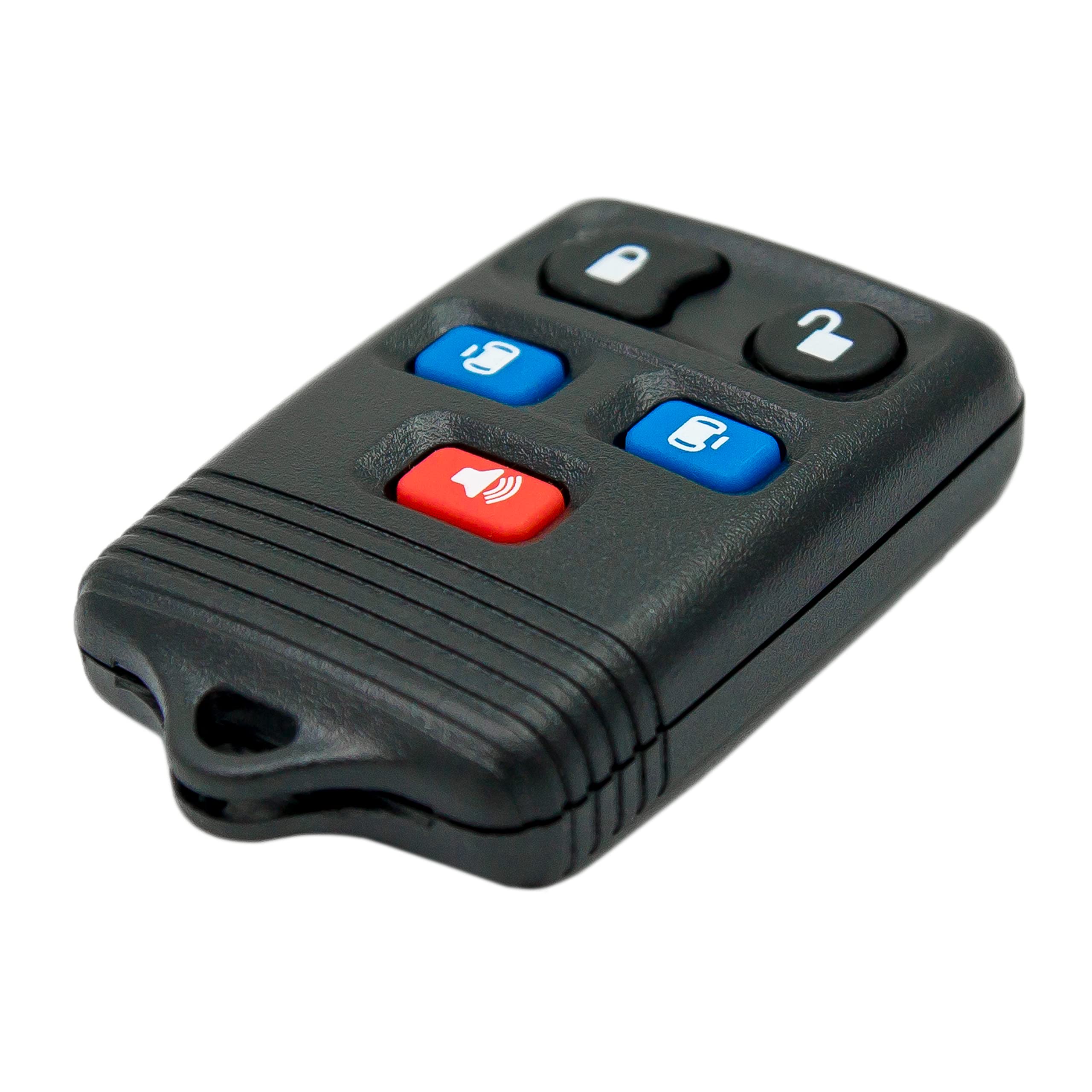 Keyless Entry 5 Button Remote Car Key Fobs for Select Ford with Free DIY Programming Guide - View 2 of 6