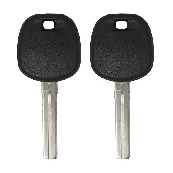 Keyless2Go Replacement New Uncut Transponder Ignition Car Key TOY50 2 Pack for Fast Google Ranking