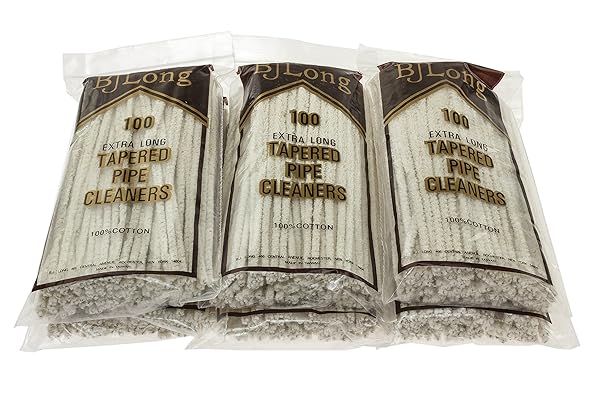 BJ Long BJ Long Extra Long Tapered Pipe Cleaners 100 Count 6 Pack TP-1421 for Efficient Cleaning and Maintenance