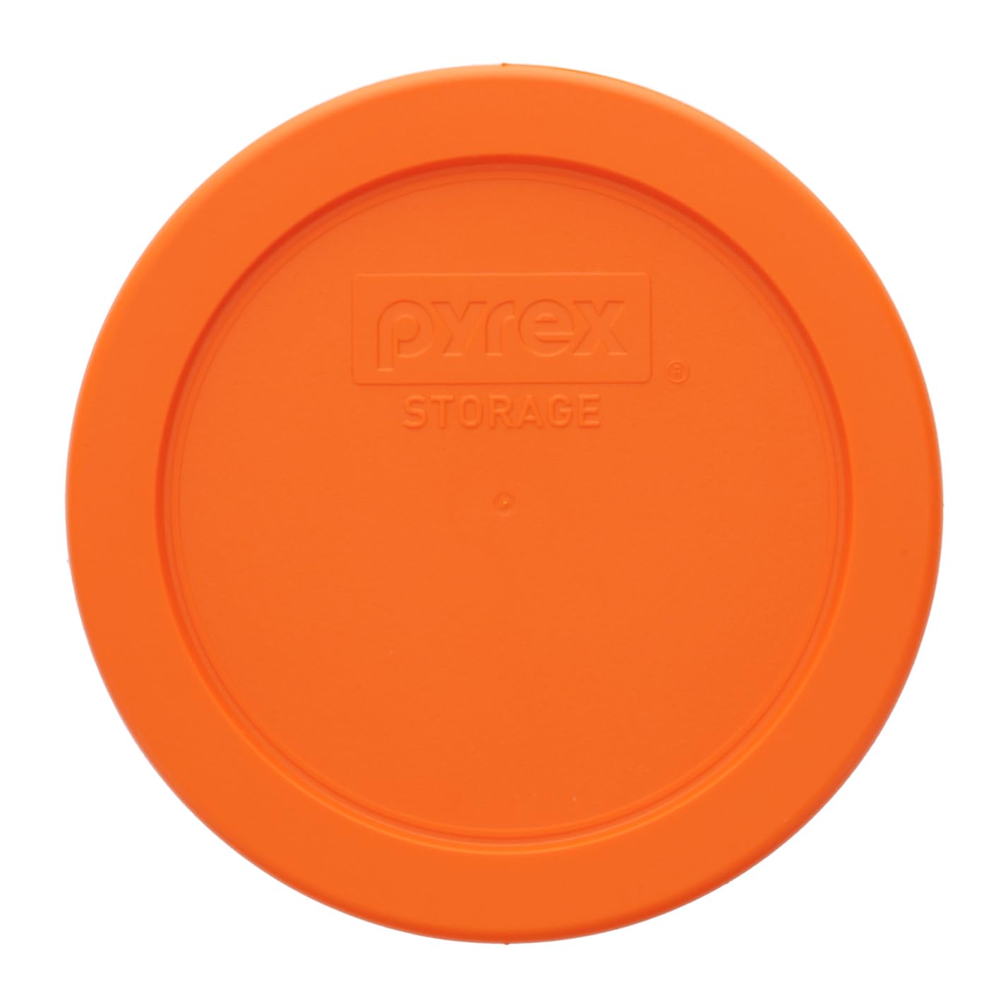 Pyrex Pyrex 7200PC Round 2 Cup Orange Storage Lid for Glass Bowls Genuine 4 Pack Made in the USA - View 3 of 9
