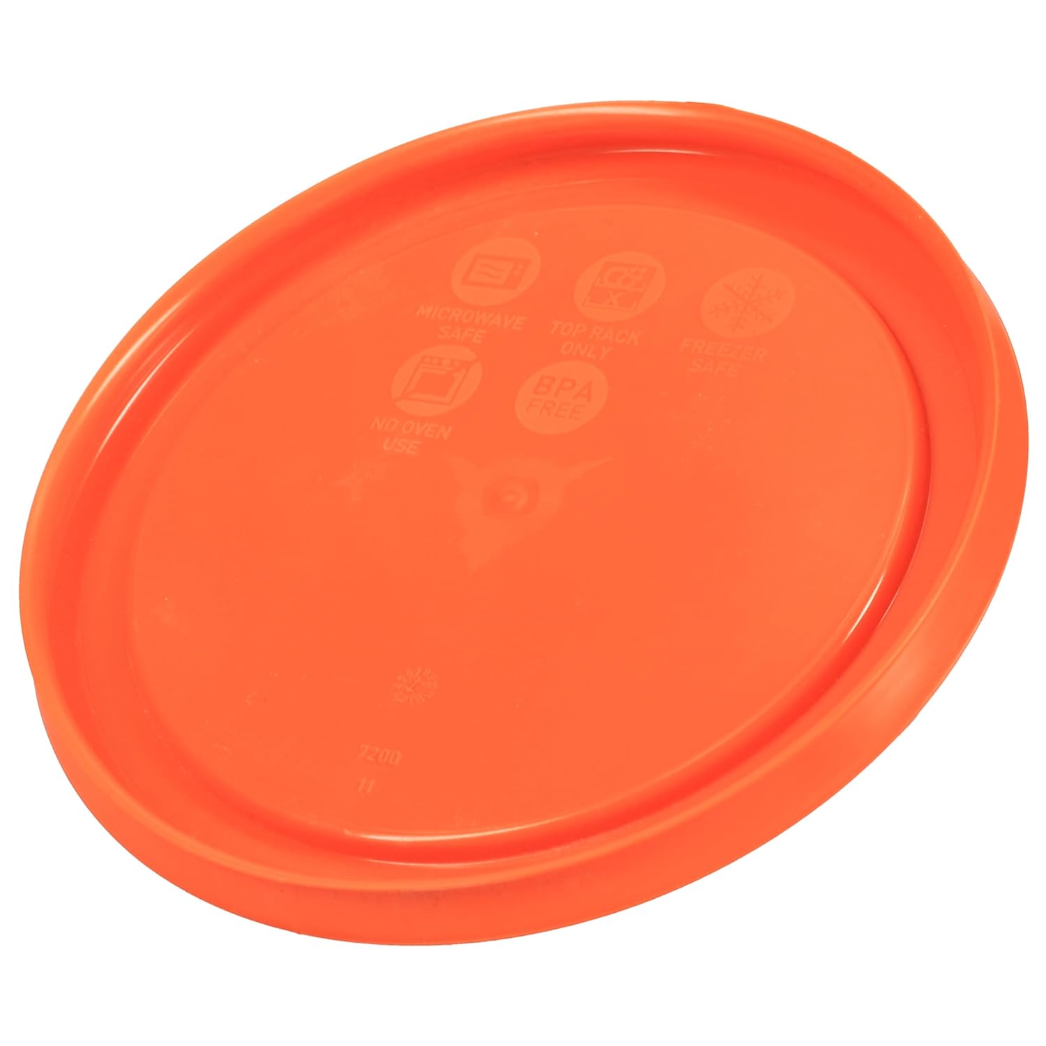 Pyrex Pyrex 7200PC Round 2 Cup Orange Storage Lid for Glass Bowls Genuine 4 Pack Made in the USA - View 6 of 9