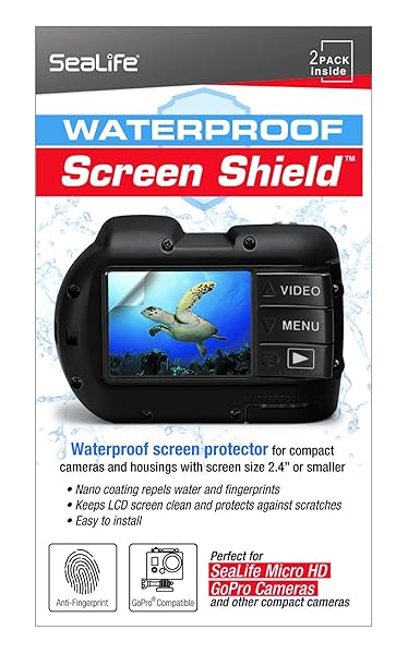 SeaLife SeaLife SL5012 Screen Shield for Micro HD GoPro Compact Cameras Clear Protection - View 2 of 2