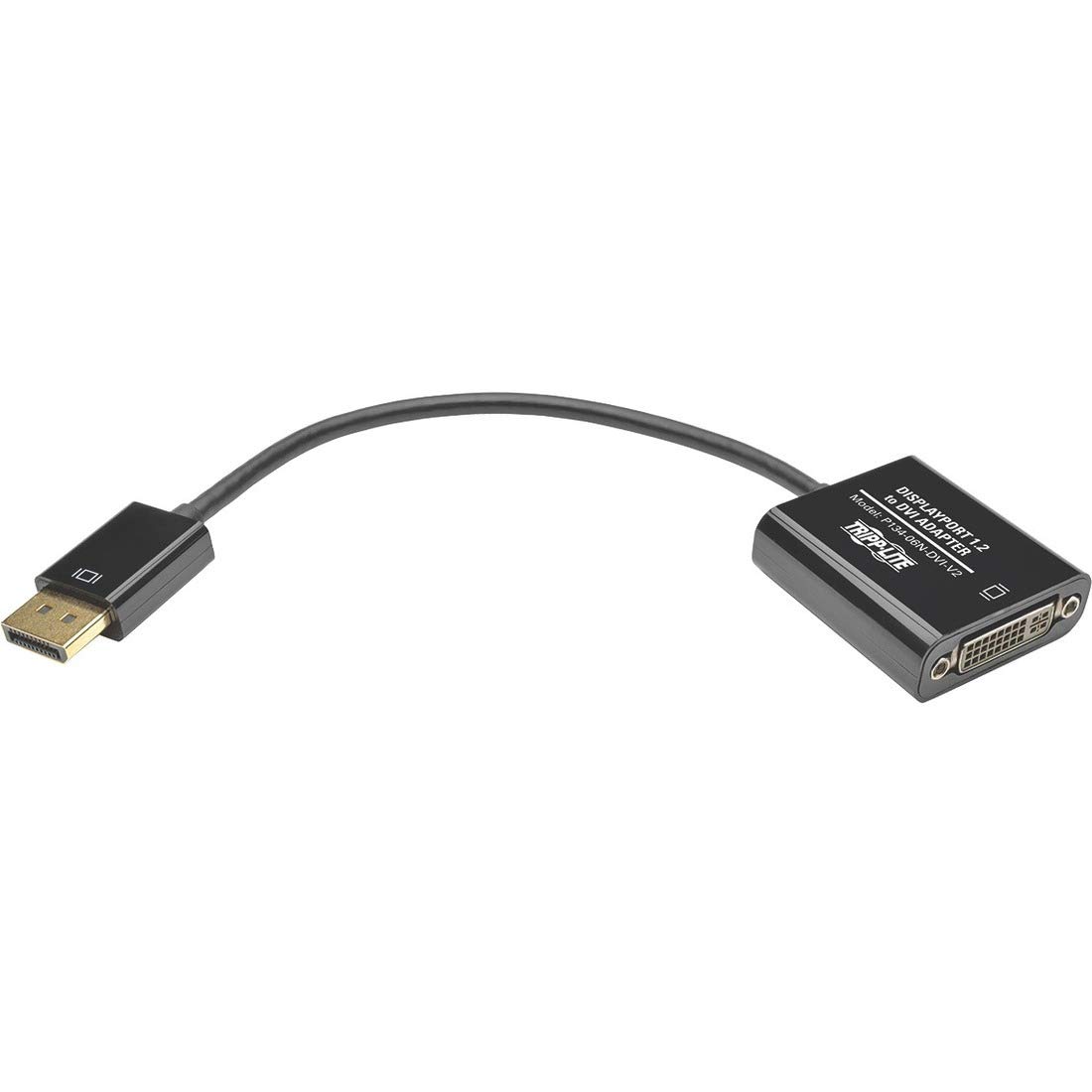 TRIPP LITE Tripp Lite DisplayPort to VGA Adapter Active Converter 6in Compact DP to VGA Black - View 6 of 6