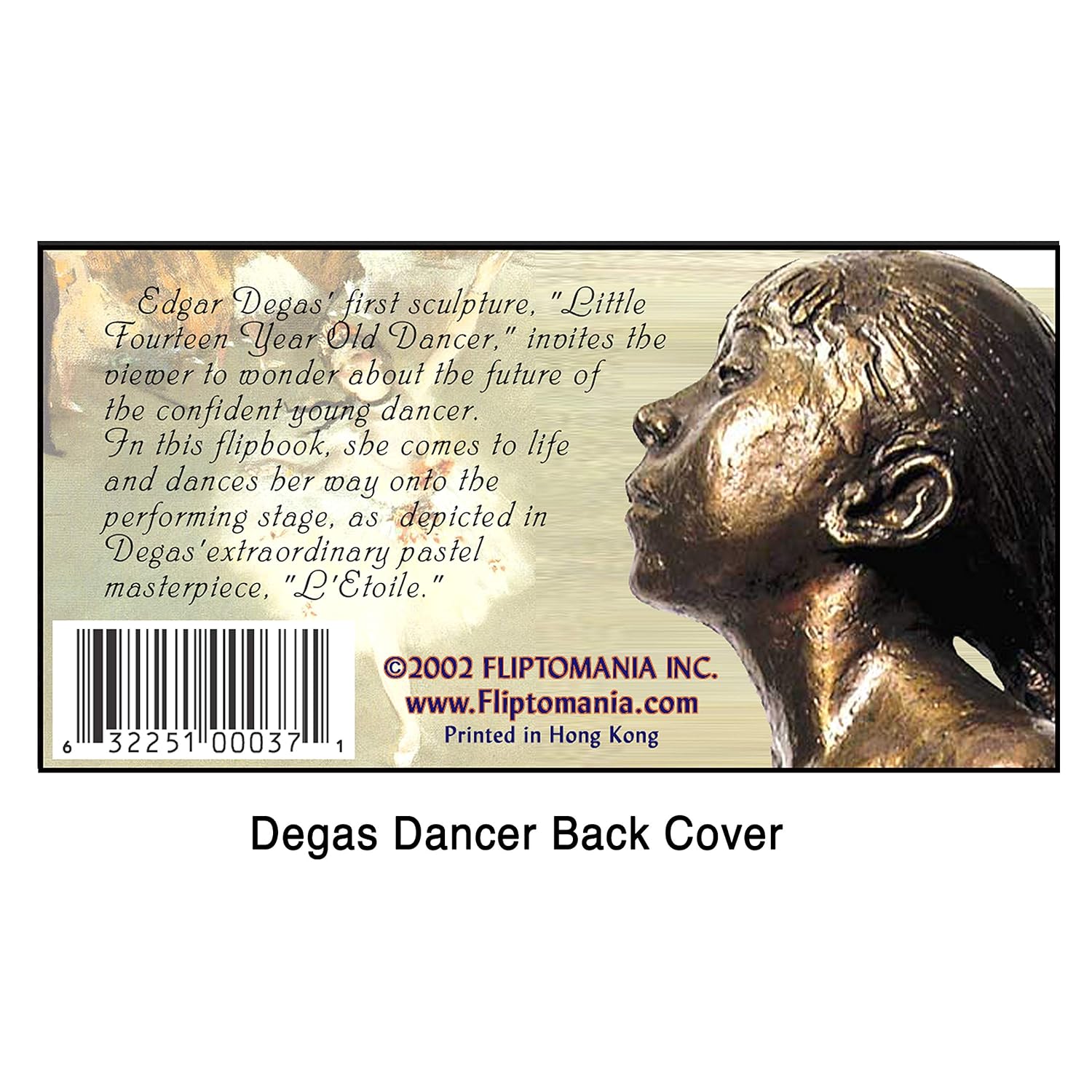 Fliptomania Fliptomania Fine Art Animation Flipbooks Set Degas Mona Lisa Picasso 3 Pack - View 3 of 3