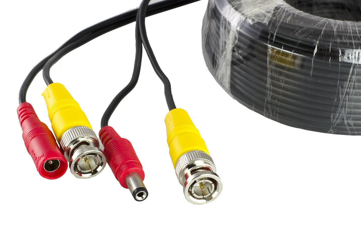 Amcrest 4-Pack 100 Feet Pre-Made Siamese BNC Video and Power CCTV Security Camera Cable for 960H and HD-CVI Camera and DVR - View 3 of 5