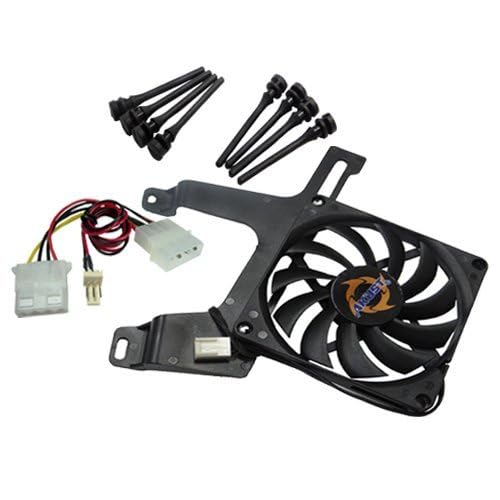 Akust PCI 80mm 8010 Case Fan Cooler with 8 Rubber Screws for Optimal Cooling Performance - View 2 of 6