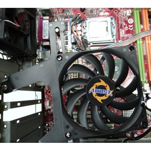 Akust PCI 80mm 8010 Case Fan Cooler with 8 Rubber Screws for Optimal Cooling Performance - View 4 of 6