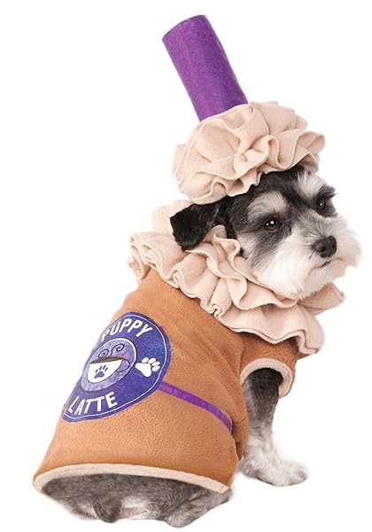 Rubies Rubies Puppy Iced Coffee Latte Pet Costume Small for Themed Parties and Halloween