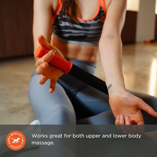 Tiger Tail Tiger Tail 18in Massage Stick - Portable Deep Tissue Roller for Legs, Neck & Back | Myofascial Release Tool Made in USA - View 4 of 10