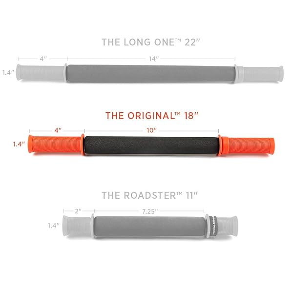 Tiger Tail Tiger Tail 18in Massage Stick - Portable Deep Tissue Roller for Legs, Neck & Back | Myofascial Release Tool Made in USA - View 9 of 10