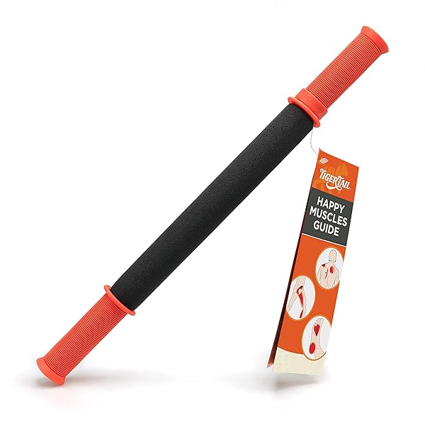 Tiger Tail Tiger Tail 18in Massage Stick - Portable Deep Tissue Roller for Legs, Neck & Back | Myofascial Release Tool Made in USA