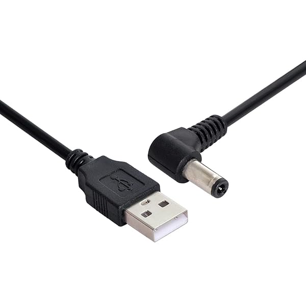 cablecc Buy Cablecc USB 2.0 A Type Male to Right Angle 5.5x2.5mm DC Power Plug Charge Cable - Fast Shipping! - View 8 of 8