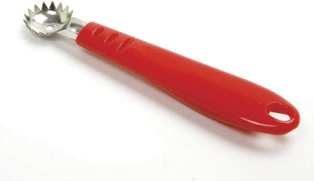 Norpro Strawberry Tomato Corer Set of 4 for Easy Fruit and Vegetable Preparation