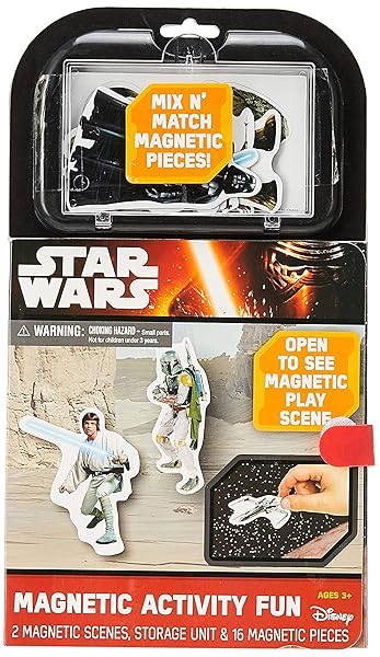 STAR WARS STAR WARS Magnetic Activity Fun Play Set: Ultimate Creative Play for Fans of All Ages