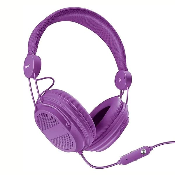 iSound iSound DGHP-5540 Kid Friendly Headphones with Mic and Volume Control in Purple - View 2 of 6