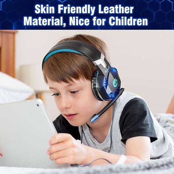 VersionTECH. VersionTECH G2000 Gaming Headset: Noise Cancelling, LED Lights, Compatible with PS5, Xbox, PC & More - View 9 of 9