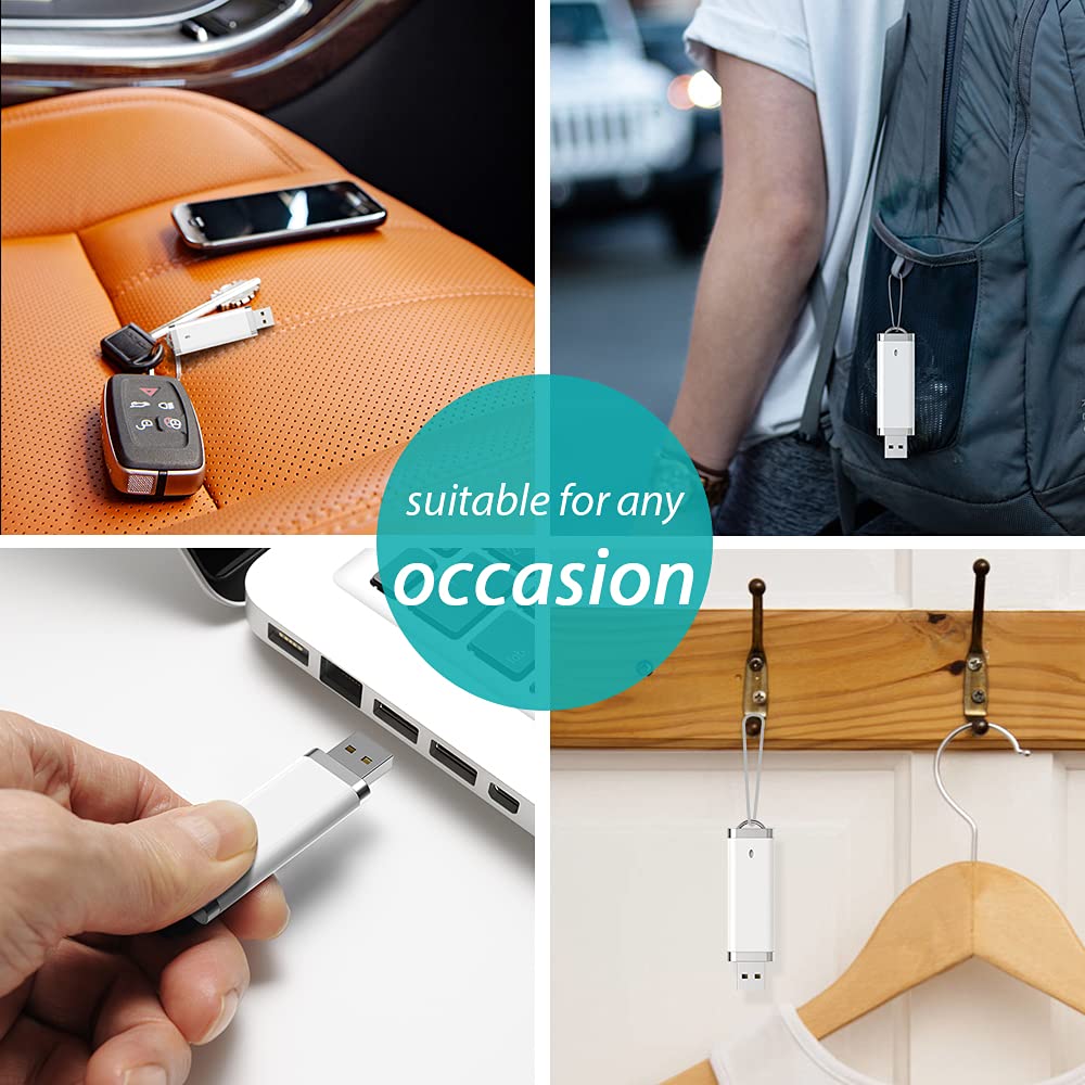 KEXIN KEXIN 50 Pack 4GB Flash Drive USB Pen Drive Memory Stick White 50 Pieces for Easy Data Storage and Transfer - View 5 of 7