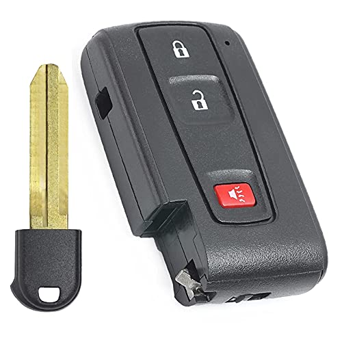 Keyecu Keyecu Keyless Smart Remote Key Case Fob 2+1 Button for Toyota Prius 2004-2009 with Uncut Key Blade - View 2 of 6