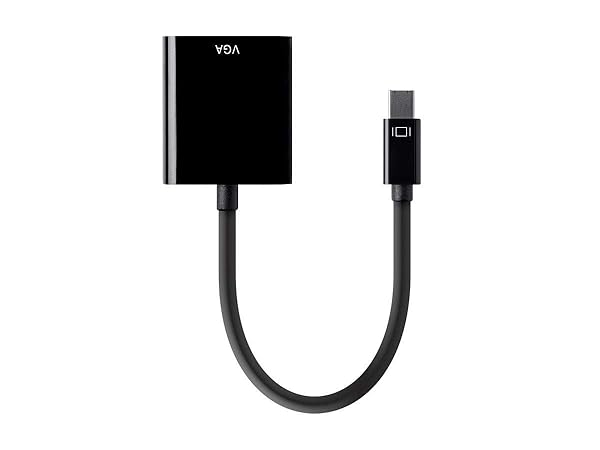 Monoprice Monoprice Mini DisplayPort 1.2a Thunderbolt to VGA Active Adapter Black for High-Quality Video Connection - View 3 of 5